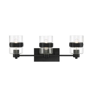 Designers Fountain D222M-3B Midnight LA 3 Light 25" Wide Bathroom