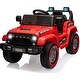 preview thumbnail 10 of 31, 12V Kids Ride On Truck Car, Parent Remote Control, Twin 35W Motors, 3 Speeds, LED Lights, Music & Horn, Electric Vehicles Toy Red