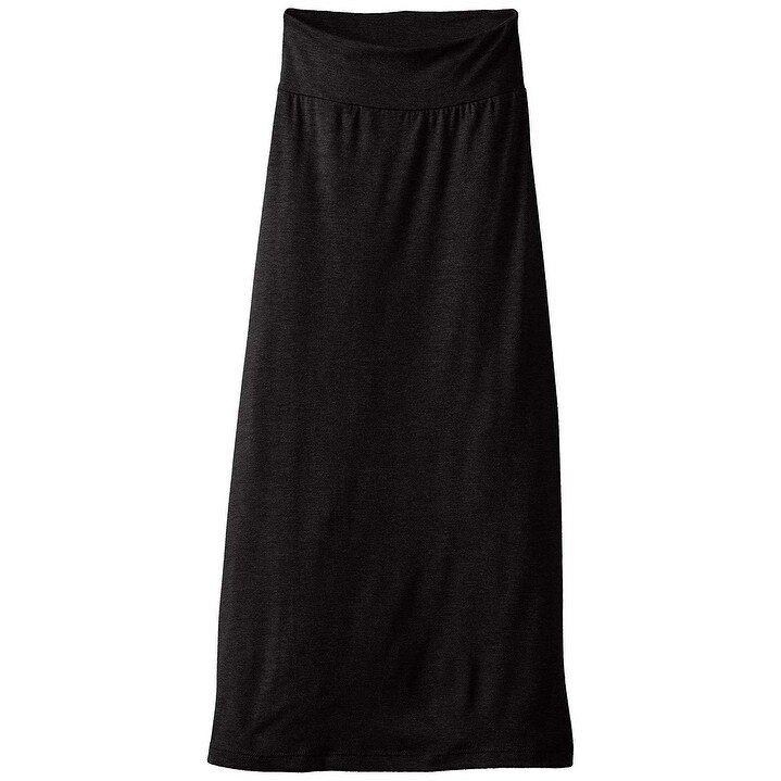 girls black maxi skirt