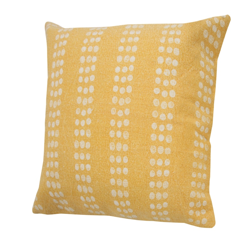 Sevita Polka Dot Stripe Stonewash Throw Pillow, Single or Set of 2