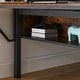 preview thumbnail 25 of 32, LED Lights Loft Bed with Desk,Storage Shelves and Guard