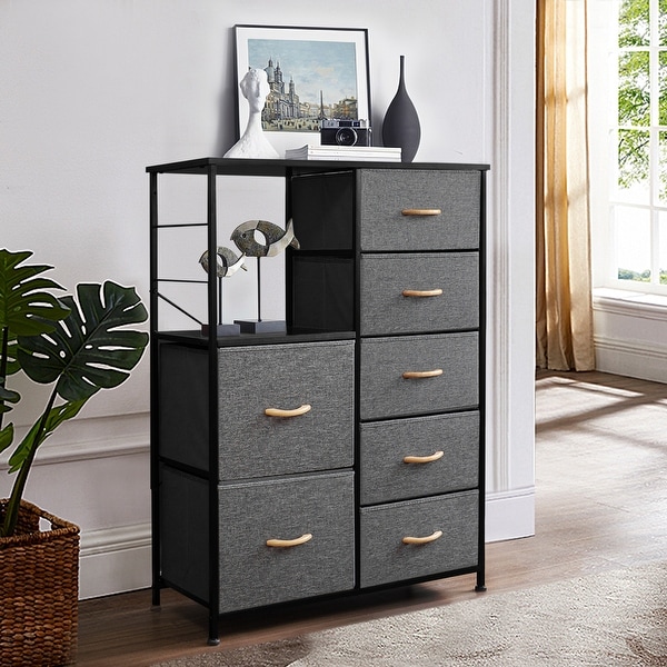 VredHom 7 Drawers Fabric Dresser Storage Organizer. Opens flyout.