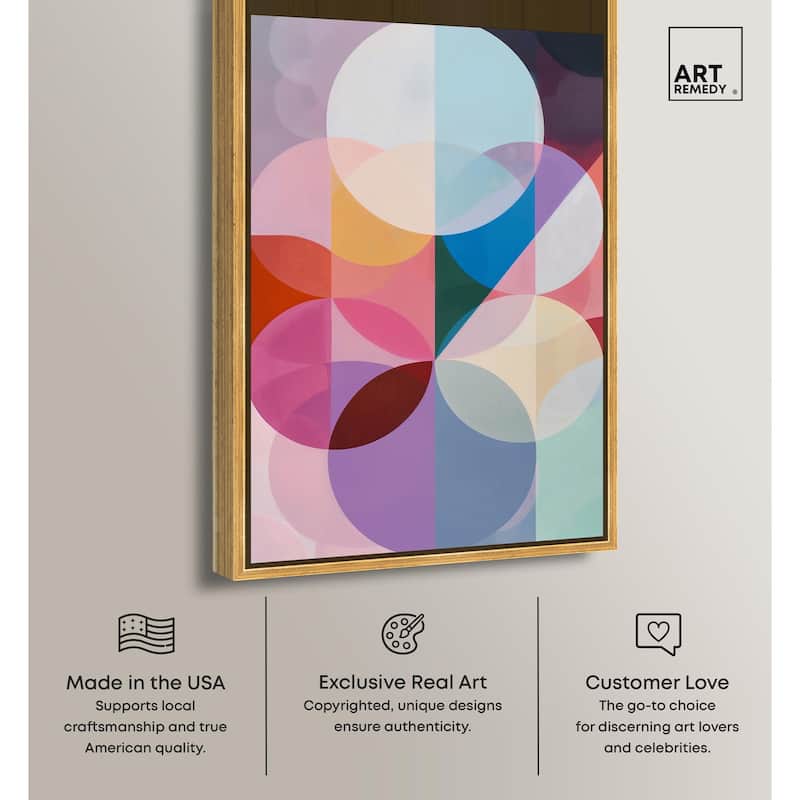 Oneiric Circles III Canvas by Art Remedy