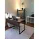 Carbon Loft Jannah Rustic Brown Embossed Writing Desk