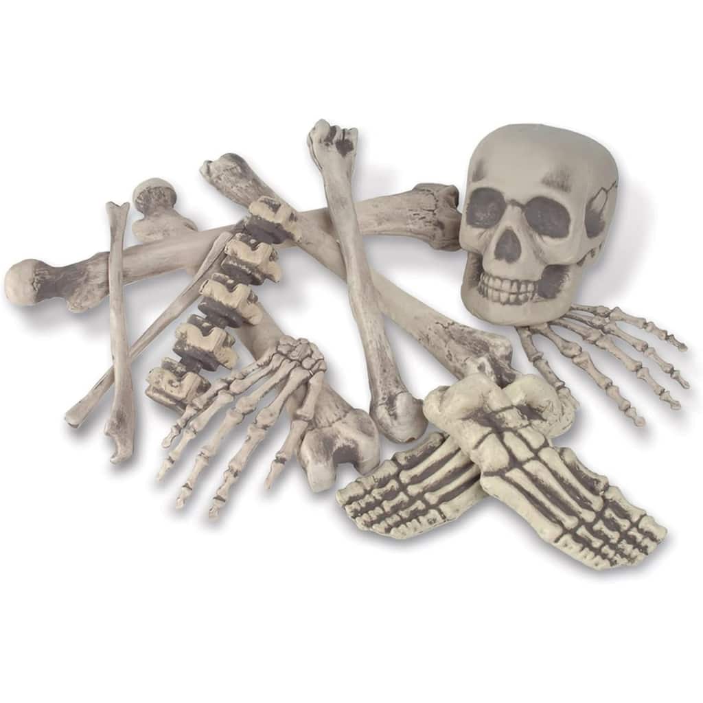 Spooky Skeleton Bag O' Bones Halloween Decorations - Pack of 6