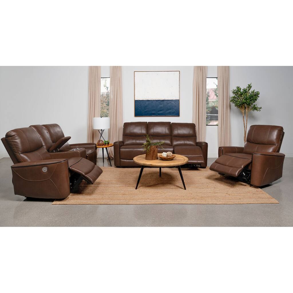 Greenfield Power Reclining Sofa Set