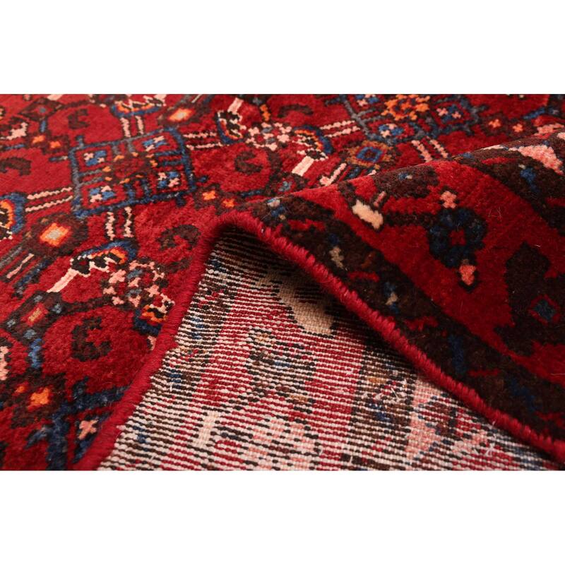 ECARPETGALLERY Hand-knotted Andelz Red Wool Rug - 4'8 x 13'6