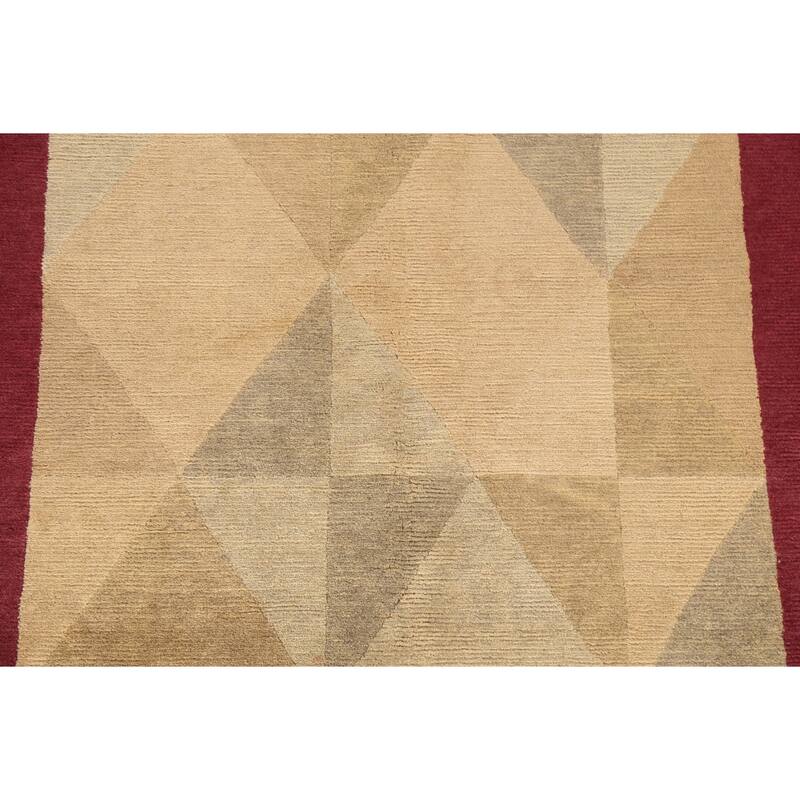 Vegetable Dye Oriental Nepalese Area Rug Wool Hand-knotted Carpet - 4'0" x 6'0"