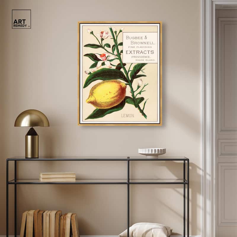 Lemon Canvas by Art Remedy
