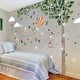 preview thumbnail 1 of 3, Walplus Butterflies Bird Tree Kit Children Wall Sticker Nursery Decor