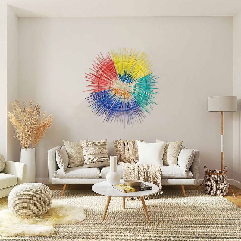 Global Crafts Large Sun Plate Wall Decor