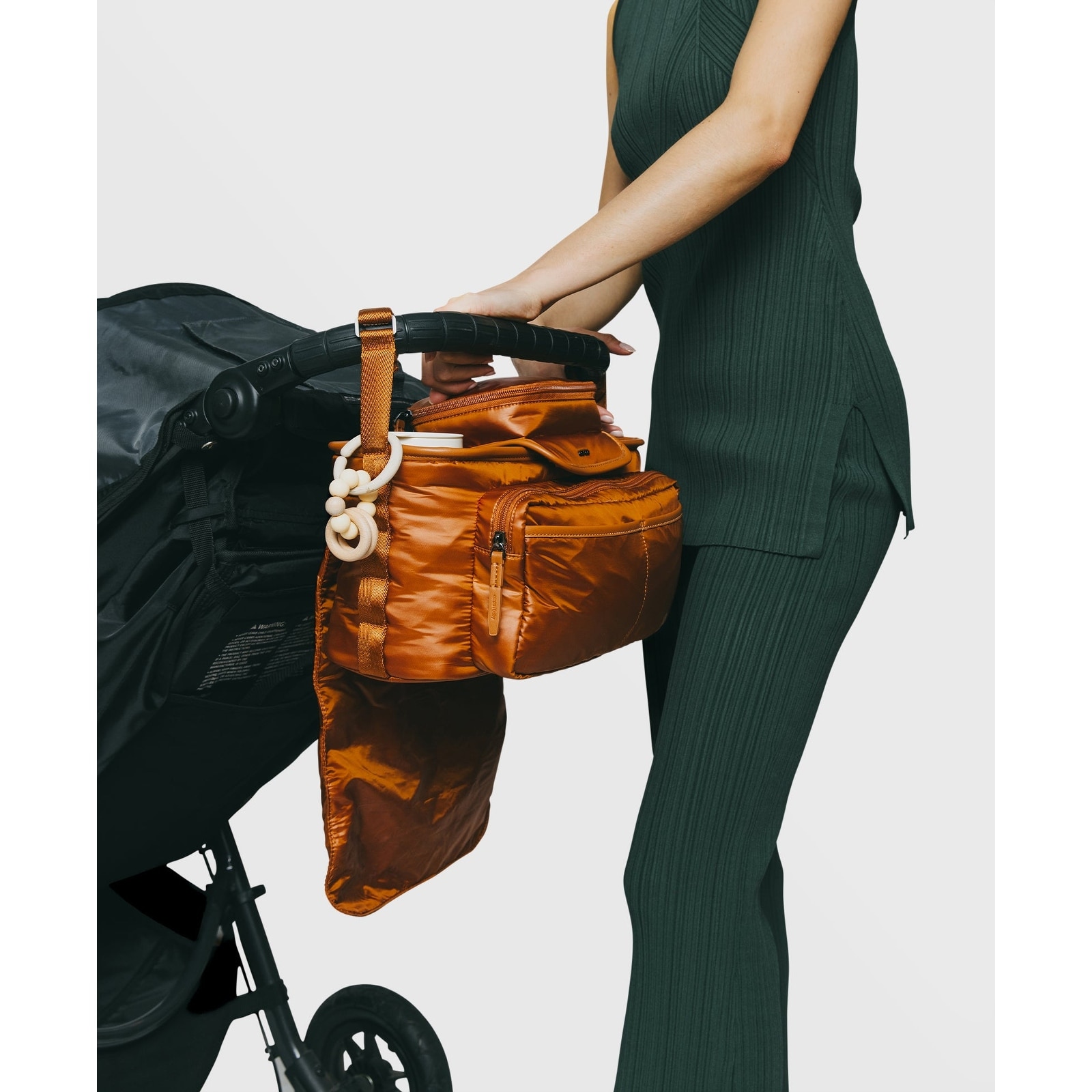 baby stroller caddy black - Single Size