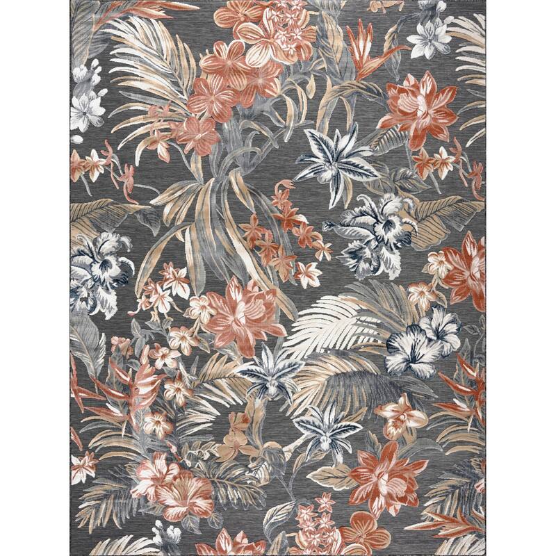 Tropicana Tropical Floral Indoor/Outdoor Area Rug