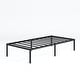 preview thumbnail 7 of 10, Priage by ZINUS Black Metal Platform Bed Frame