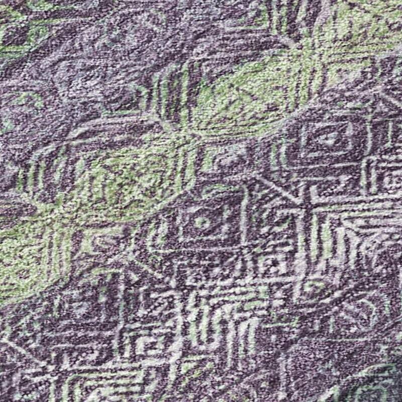 HomeRoots Striped Transitional Rectangle Outdoor Rug