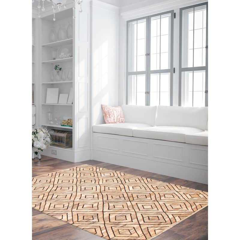 Sivas Tan Kilim 6'11" x 9'8" - 6'11 x 9'8