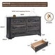 preview thumbnail 21 of 102, Farmhouse Drawers Dresser, Wood Chest of Drawers, Dressers Organizer