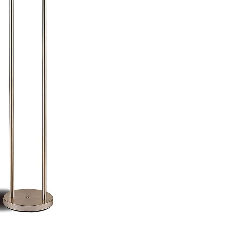 Paragon Silver 3-Swivel Lights Metal Floor Lamp