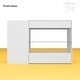 preview thumbnail 20 of 20, HOMELAVY Glass-Top Closet Organizer White Dressing Island Ample Storage Dresser Cabinets
