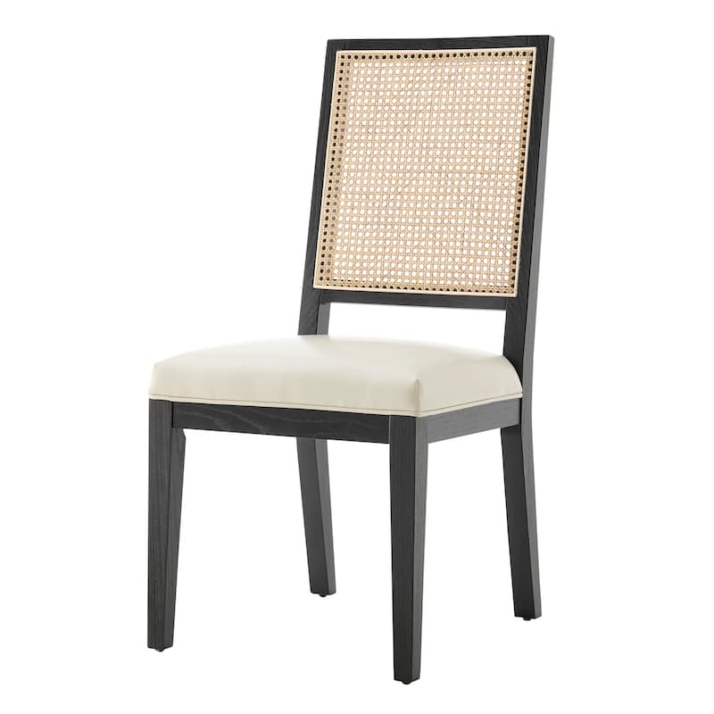 NPD Furniture Dover Faux Leather Dining Side Chair (Set of 2)