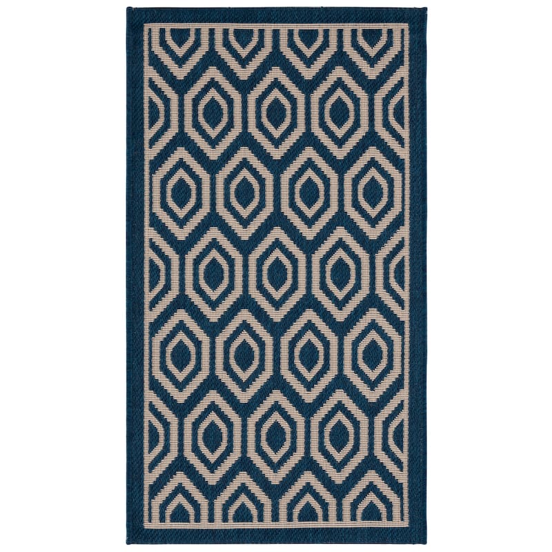 SAFAVIEH Courtyard Carolee Indoor/ Outdoor Patio Backyard Rug