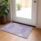 preview thumbnail 17 of 47, Machine Washable Indoor/ Outdoor Abstract Stripe Chantille Rug