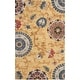 preview thumbnail 82 of 85, SAFAVIEH Handmade Blossom Nelia Modern Floral Wool Rug 5' x 8' - Gold/Multi