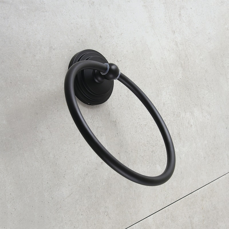 Kingston Brass Milano Towel Ring