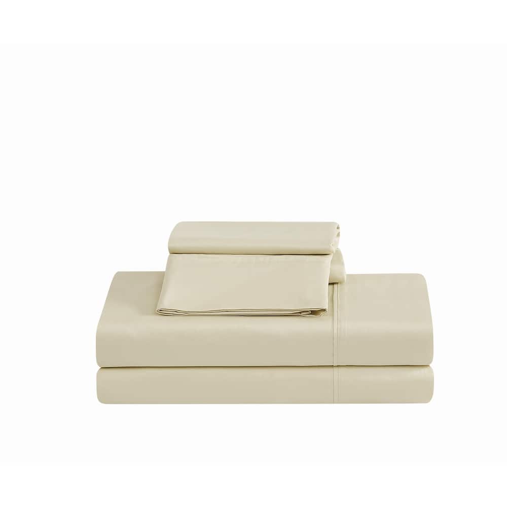 Borghese Roma 400TC Percale Cotton 4 Piece Sheet Set