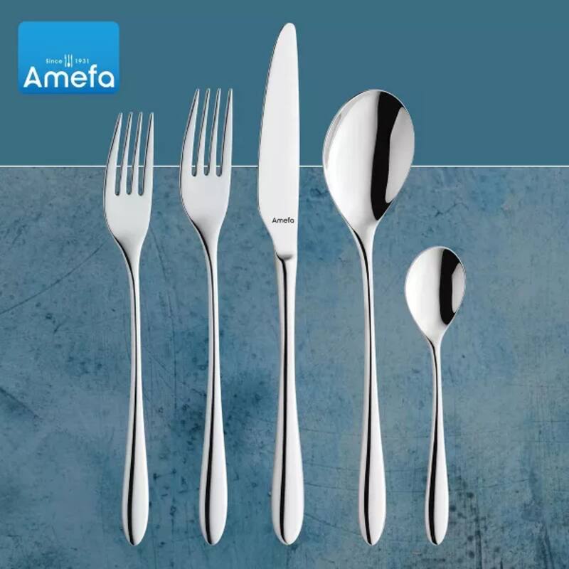 Amefa Cube 20 piece Premium Stainless Steel Flatware Set