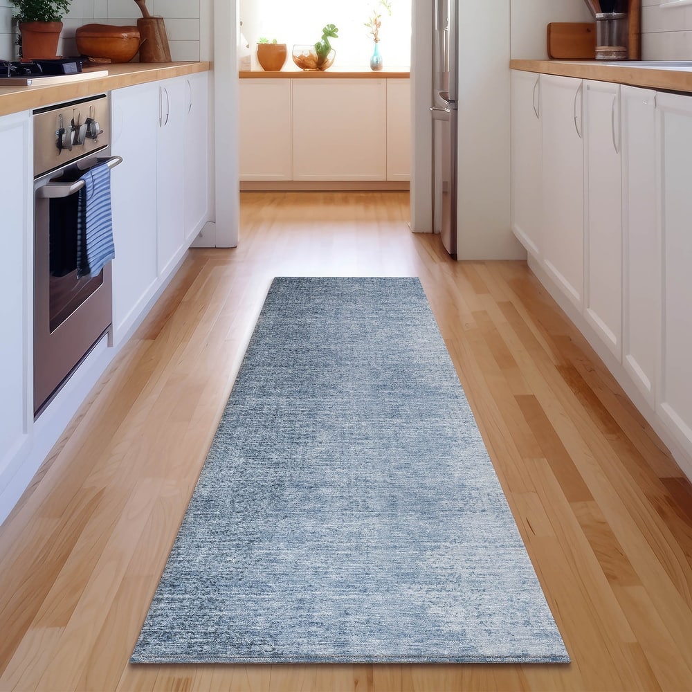 Premium Washable Super Soft Solid Ombre Juju Mayfield Rug
