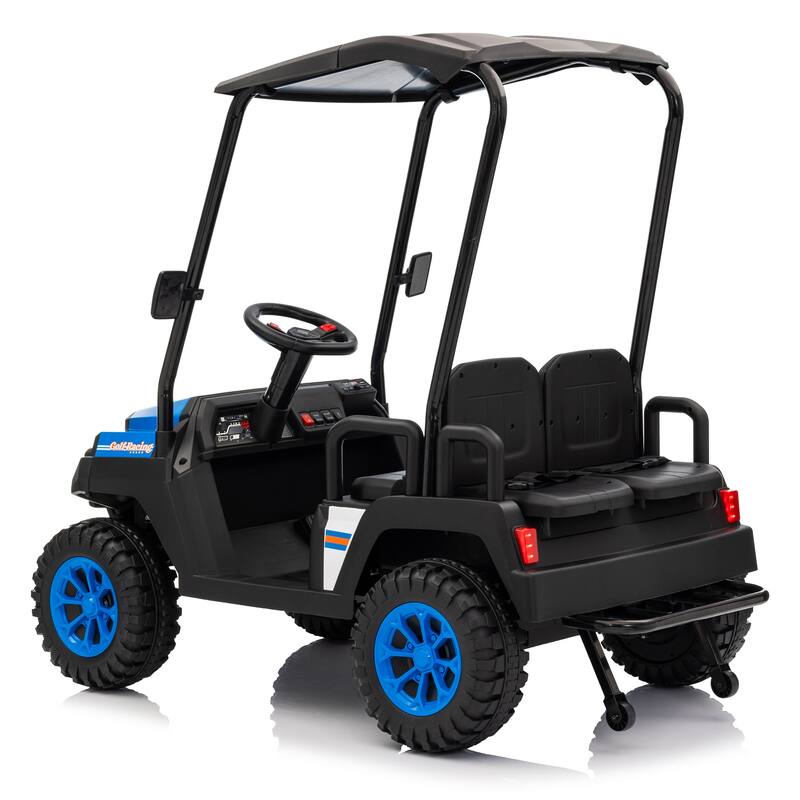 24V Xl Kids Electric Ride-On Truck W/Rc - Spacious 20in Wide Seat, Removable Sunshade, Dual-Motor Drive,Recommended Age: 3-8
