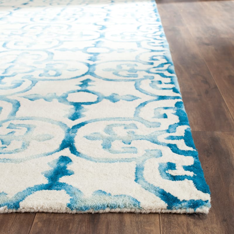 SAFAVIEH Handmade Dip Dye Reintraut Watercolor Vintage Boho Wool