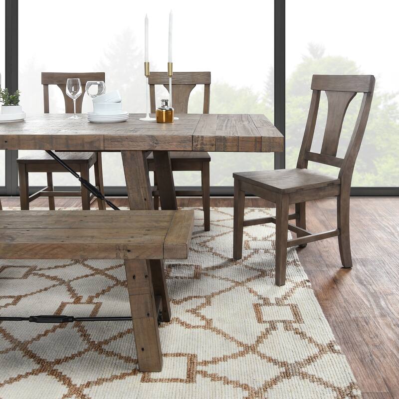 Tuscany Reclaimed Pine Wood Dining Chair (Set of 2) by Kosas Home