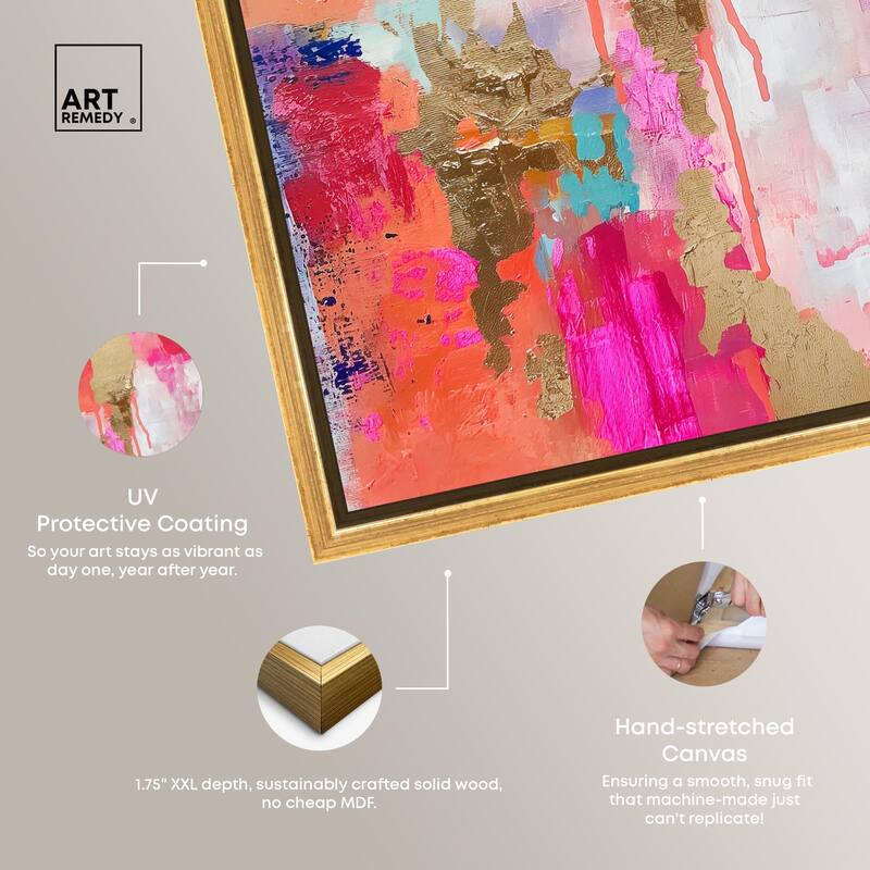 Exuberant Hues III Canvas by Art Remedy