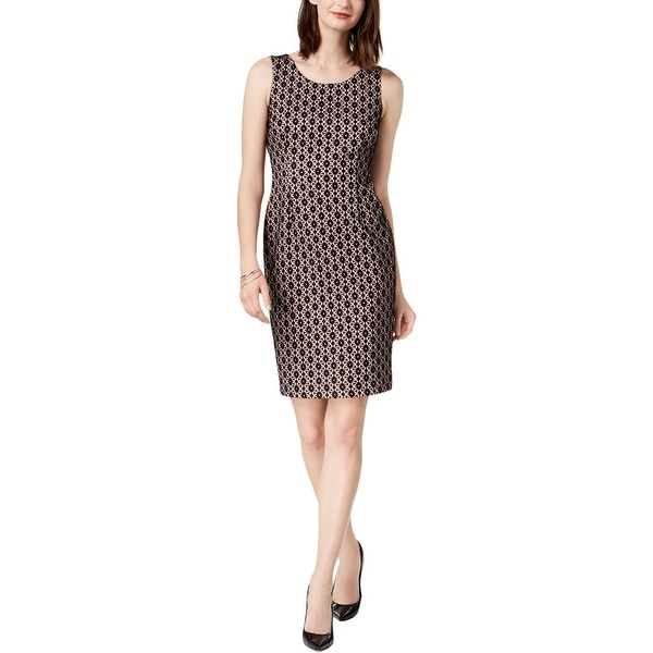 Kasper Womens Petites Wear to Work Dress Lace Sheath