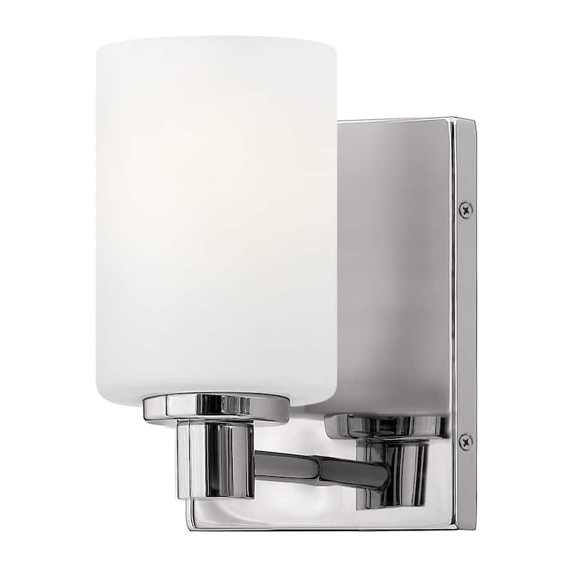 Hinkley Lighting Karlie 1 Light 4.5" Wide Bathroom Sconce with Etched - Chrome