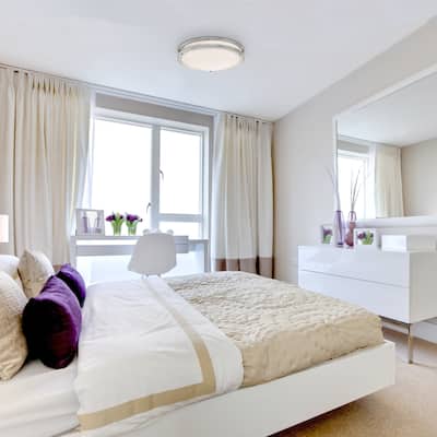 Westinghouse Lighting Lauderdale 16 Inch 23 Watt LED Indoor Flush Mount Ceiling Fixture with Color Temperature Selection