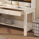 preview thumbnail 13 of 20, Kids Desk with Hutch, Wood Study Table with Storage, Writing Desk