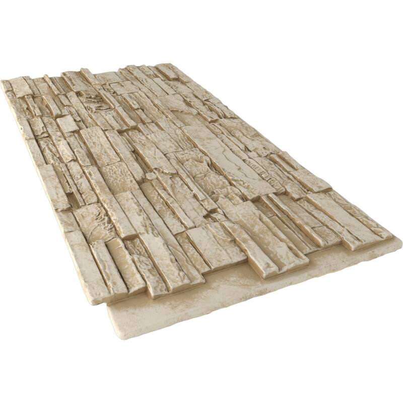 Cascade Stacked Stone, EverStone Faux Stone Siding Panel