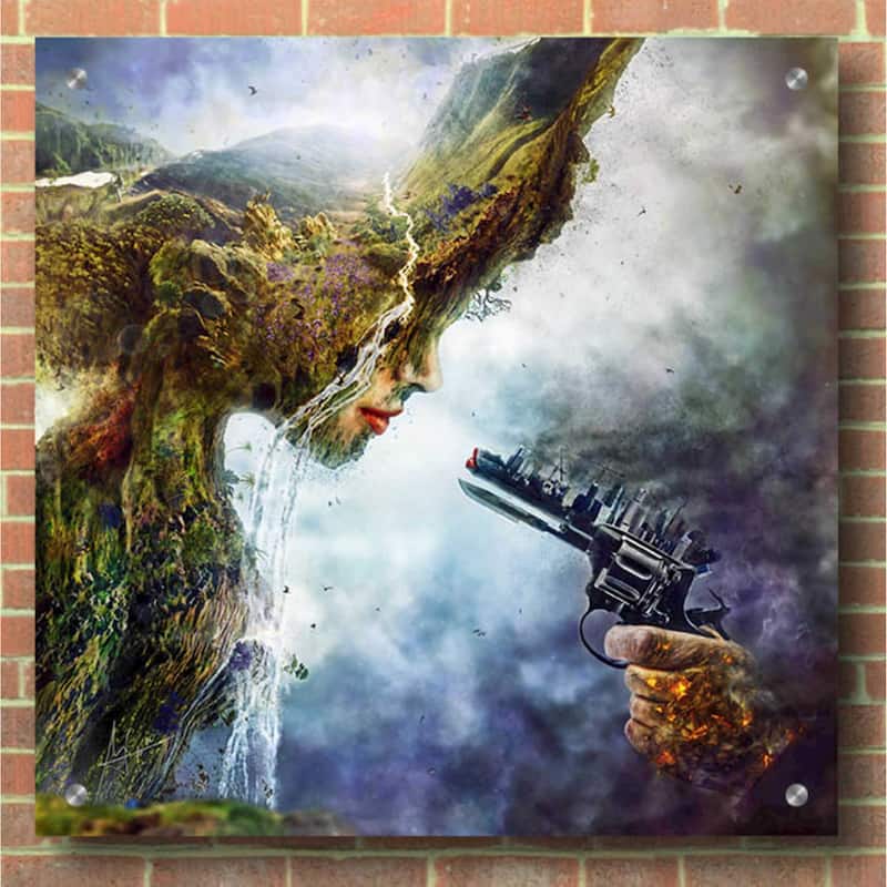 Epic Art 'Betrayal' by Mario Sanchez Nevado, Acrylic Glass Wall Art
