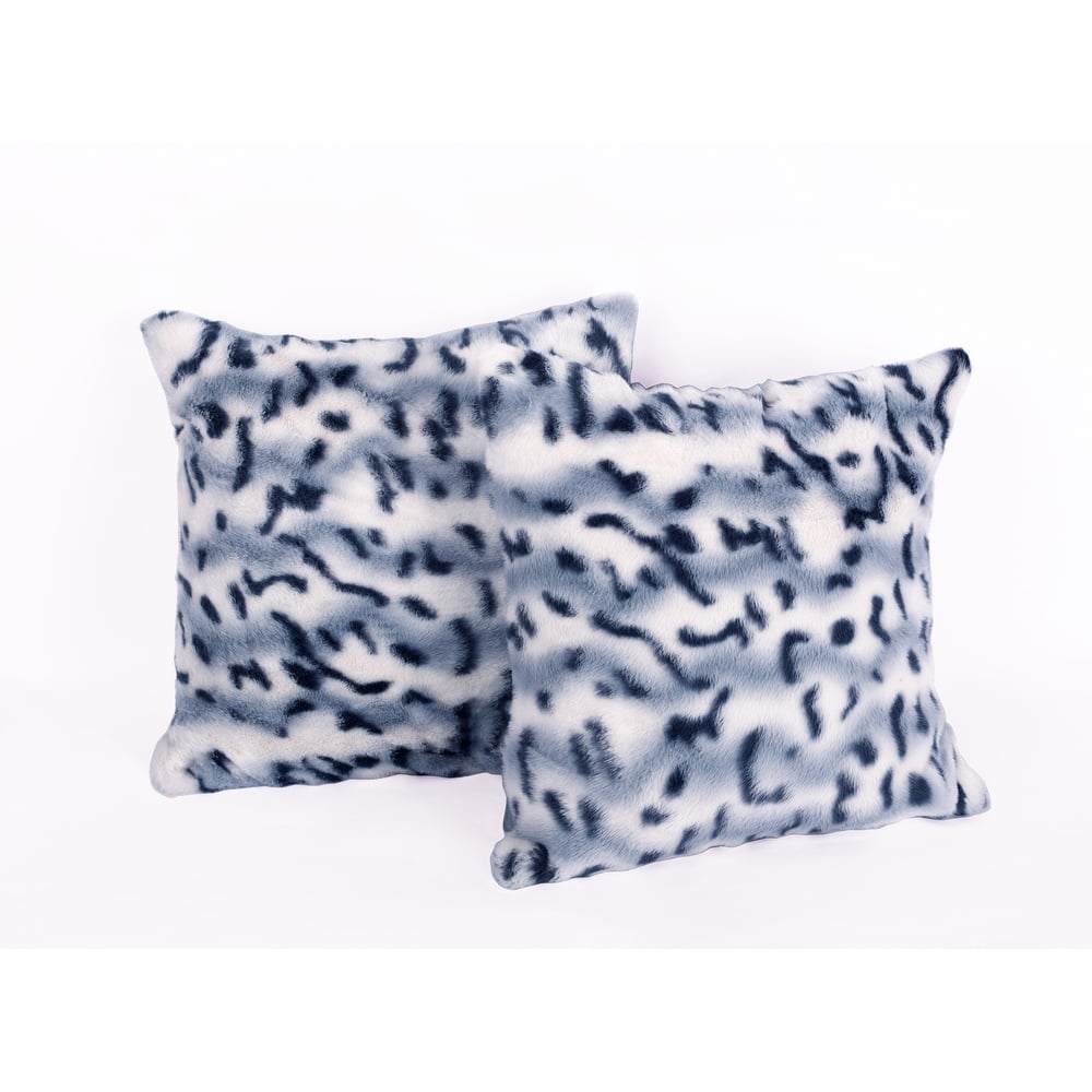 Amara fauxfur Throw Pillow Covers Set of 2, NO INSERT