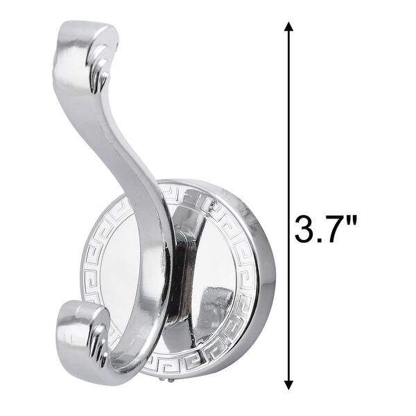 Shop Home Stainless Steel Single Hook Hat Coat Keys Organizer Wall Hanger Silver Tone On Sale Overstock 28803295