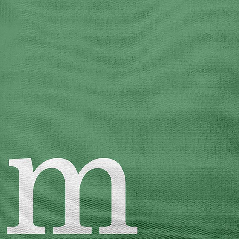 Modern Monogram Indoor/Outdoor Throw Pillow-M