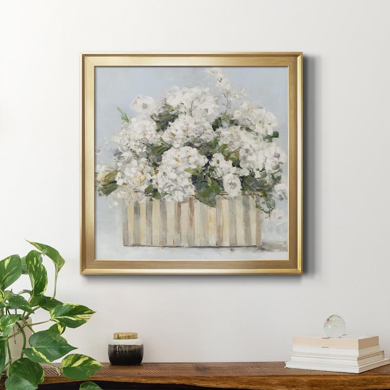 Sweet Hydrangeas-Premium Framed Canvas - Ready to Hang