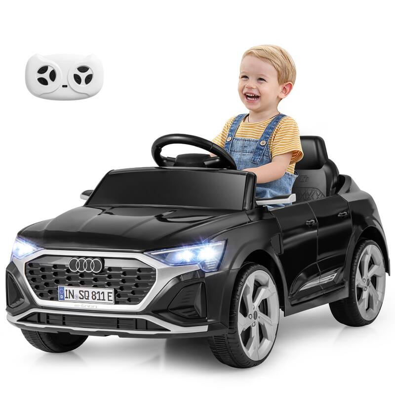 Gymax 12V Kids Ride On Car w/Remote Control 4 Wheels Suspension 3 - Black