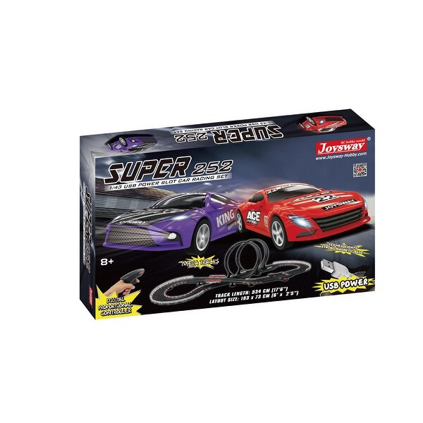 artin super loop speedway slot car racing set slot car set