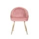 preview thumbnail 9 of 40, Porthos Home Daija Velvet Dining Chairs with Gold Legs