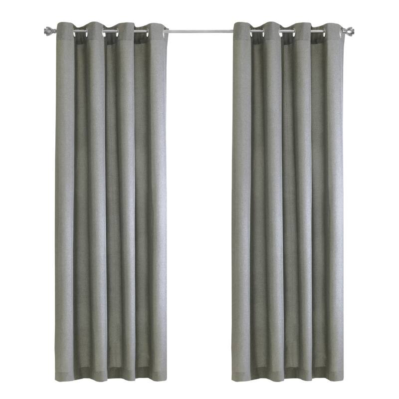 Milo Light Filtering Grommet Curtain Panel