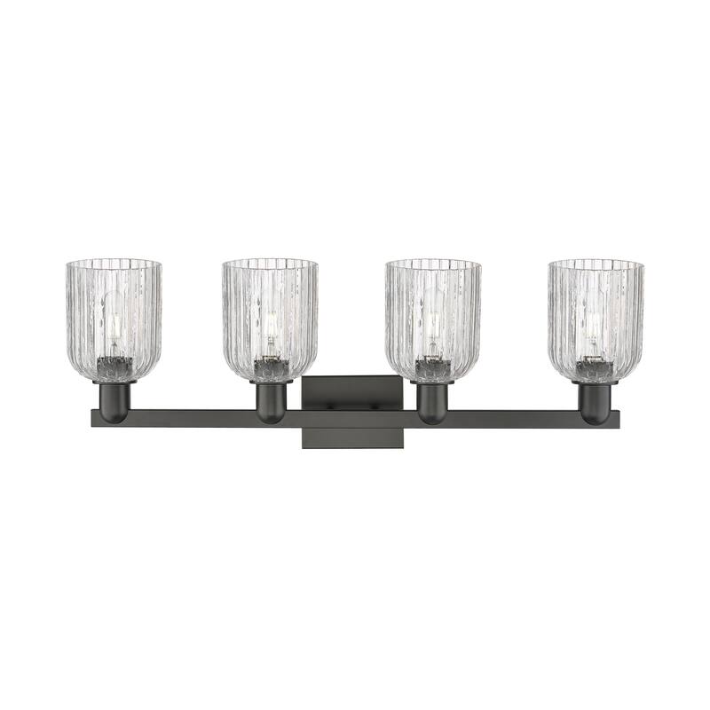 Innovations Lighting Downtown Urban - Bridal Veil - 4 Light 32" Bath Vanity Light
